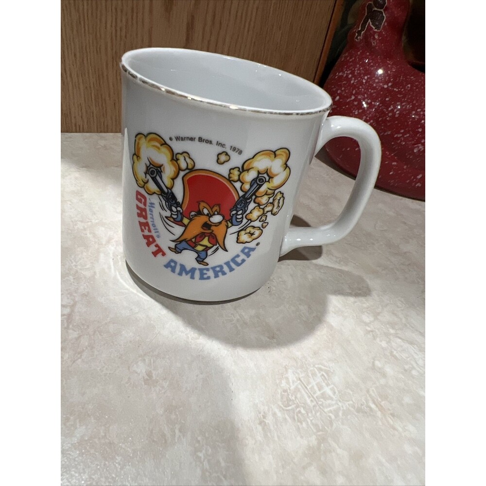 Warner Brothers Incorporated 1978 Marriott’s Great America Yosemite Sam Mug